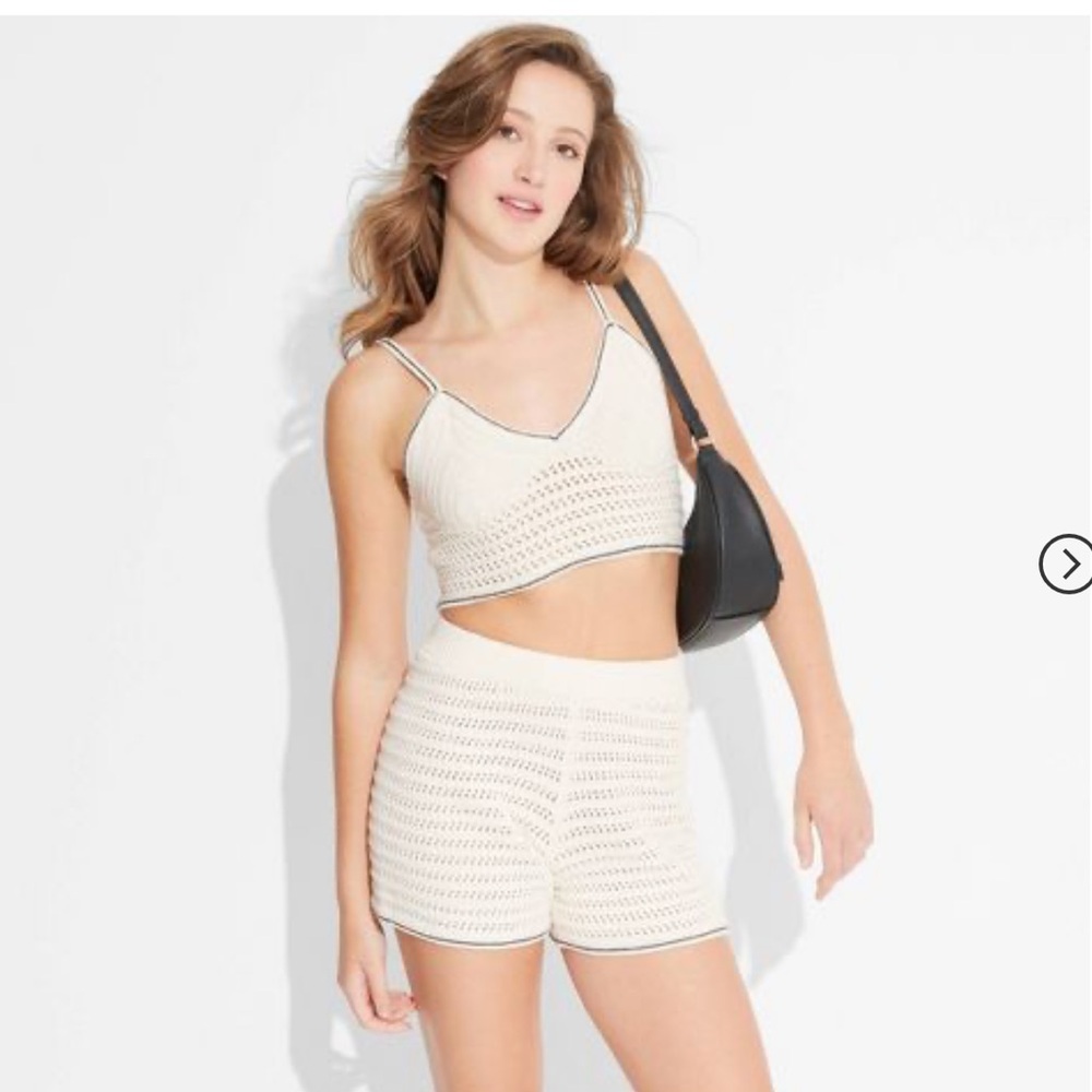 Wild Fable Open Work Sweater Tank, NWT.
